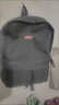 酷咖書(shū)包百搭大容量學(xué)生雙肩包男個(gè)性字母初高中生背包戶(hù)外旅行電腦包 灰色【單包】 曬單實(shí)拍圖