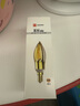 史福特玉蘭led燈泡小螺口家用水晶吊燈超亮節(jié)能e14尖頭拉尾5w蠟燭燈泡 5w暖光尖頭 35*H135 曬單實(shí)拍圖