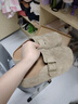 LPVG厚底內增高勃肯鞋女軟皮全包2025年新款豆豆鞋懶人博肯半拖大頭鞋 卡其色 37 曬單實(shí)拍圖