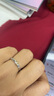 締晶999足銀對(duì)戒情侶戒指一對(duì)求婚戒子表白七夕情人節(jié)禮物送女友老婆 曬單實(shí)拍圖