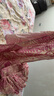UR2025夏季新款女度假風圖案掛脖露背蝴蝶結(jié)吊帶衫UWH250103 紫紅印花 M 曬單實拍圖
