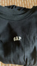 GAP女裝2025夏季新款刺繡logo腰部打結開(kāi)叉短袖中長(cháng)連衣裙765631 曬單實(shí)拍圖