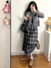 矜持范毛衣女韓系可愛甜美卡通小熊針織開衫秋冬針織衫女 灰色 M 曬單實(shí)拍圖