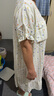 浪莎波點(diǎn)睡裙女甜美公主風(fēng)夏季薄款防凸點(diǎn)寬松短袖可外穿棉綢女士睡衣 曬單實(shí)拍圖