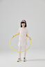 moonkids女童速干裙褲秋季兒童打底褲假兩件瑜伽運動褲子女孩網(wǎng)球訓練長褲 2220粉色速干裙褲 110 cm 曬單實拍圖