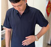 KOLON SPORT/可隆戶外POLO衫 男子接觸涼感防曬UPF50+冷黑功能短袖上衣 LHPT5AN007-BK 黑色 XL180/100A 曬單實(shí)拍圖