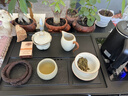 璞器汝窯蓋碗公道杯茶漏功夫茶具三件套三才碗過濾網茶濾茶海泡茶碗 曬單實拍圖