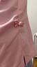 安奈兒女童裝圓領(lǐng)短袖T恤衫2025夏新款涼感休閑半袖上衣甜美百搭 暮云粉 160 曬單實拍圖