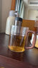 泥也茶杯玻璃杯水杯子馬克杯泡綠茶杯個(gè)人專用無鉛玻璃杯帶把手水杯男 曬單實(shí)拍圖