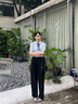 伯德小姐西裝褲女士正式穿搭小個(gè)子直筒褲子職業(yè)面試正裝黑色西褲 S 曬單實(shí)拍圖