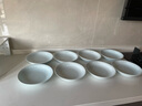 富玉景德鎮(zhèn)陶瓷碗碟自由搭配中式高溫釉下彩玲瓏餐具家用大容量湯面碗 青釉玉牡丹8.5寸湯碗 曬單實(shí)拍圖