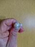 珍妮芙珠寶 9-10強光幾乎無瑕白色淡水珍珠耳釘925銀時尚輕奢耳環(huán) 正圓U銀鑲耳釘【銀色款】 9-10mm白色淡水珍珠 曬單實拍圖