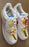 耐克NIKE女子大童板鞋空軍一號 AIR FORCE 1 運(yùn)動鞋IB8890-191白 38 曬單實(shí)拍圖