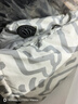 波司登（BOSIDENG）【反季】羽絨服國標(biāo)90絨男女情侶冬季短款潮流涂鴉連帽外套 【店長推薦】白灰涂鴉線條9BX3 XL 175/96A 曬單實(shí)拍圖