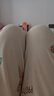 施貝柔月子服哺乳睡衣孕婦裝孕產(chǎn)婦家居服衣褲套裝可外出穿米色XL 曬單實(shí)拍圖
