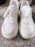 啄木鳥(niǎo)厚底小白鞋女款2026新款春秋小個(gè)子增高板鞋爆款百搭休閑運動(dòng)鞋女 米白色 37 (235mm) 曬單實(shí)拍圖