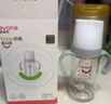 愛得利（evorie）奶瓶 寬口徑嬰兒奶瓶雙手柄帶重力球Tritan奶瓶240ml 粉(6個月+) 曬單實拍圖