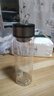 【?京東物流配送】高硼硅雙層玻璃杯大容量泡茶杯水杯子茶水分離 【雙層加厚】茶杯 350ml 1只 曬單實(shí)拍圖