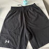安德瑪（Under Armour）男童五分褲綜訓(xùn)速干吸濕休閑運(yùn)動(dòng)短褲242123175 黑色 170cm  曬單實(shí)拍圖