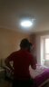 美的（Midea）風(fēng)扇燈餐廳吊扇燈led臥室燈隱形扇葉遙控三防燈具熟睡風(fēng)包安裝 曬單實拍圖