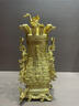 銅鈺緣黃銅蓮鶴方壺?cái)[件國(guó)寶復(fù)刻吉金青銅器工藝品河南特色文化禮品 高16.5*長(zhǎng)7.5*寬7.5cm 曬單實(shí)拍圖