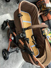 HEGERBABY高端嬰兒車0-3歲用折疊可坐可躺帶減震新生兒寶寶高景觀嬰兒車 卡其【新升級(jí)頂配款】 曬單實(shí)拍圖