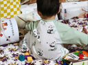 愛貝迪拉兒童睡衣男孩2025款竹棉寶寶連體衣男女童空調(diào)服睡衣兒童家居服 【天竹纖維】熊竹依依 90cm 【適用身高80-90】 曬單實(shí)拍圖