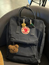 北極狐FJALLRAVEN北極狐雙肩包男女大容量背包學(xué)生書包休閑防水電腦包 黑色 7L【29*20*8cm】 曬單實拍圖