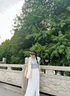 爾山集白色裙褲女夏季2025新款小個(gè)子a字半身裙高腰垂感休閑冰絲闊腿褲 白色裙褲女 小個(gè)子版 M 曬單實(shí)拍圖