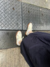 FOOT INDUSTRY足下工業(yè)「品牌經(jīng)典」經(jīng)典復(fù)古德訓(xùn)鞋拼接休閑男女同款百搭舒適 米白/灰色 37 曬單實拍圖
