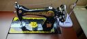 蝴蝶牌（BUTTERFLY）上海老式縫紉機(jī)家用臺(tái)式腳踏電動(dòng)機(jī)頭飛人裁縫衣車(chē)機(jī)架升級(jí)加厚 黑蝴蝶+棕色臺(tái)板+鑄鐵機(jī)架 曬單實(shí)拍圖