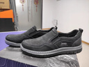 Jeep吉普一腳蹬皮鞋男鞋真皮2025新款軟底懶人商務(wù)休閑鞋子中年爸爸鞋 棕色 42 曬單實(shí)拍圖
