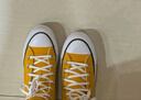 匡威（Converse）官方 All Star Lift春上新女高幫帆布經(jīng)典厚底鞋A06506C A06506C 37 曬單實拍圖