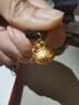 中國黃金（CHINA GOLD）福袋黃金項(xiàng)鏈女足金福祿錢幣吊墜七夕情人節(jié)禮物送女友老婆 足金福袋吊墜約0.8g*配銀鏈 曬單實(shí)拍圖