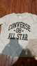 Converse【2件裝】匡威兒童T恤男童短袖兒童半袖純棉休閑圓領(lǐng)t恤兒童上衣 巖嶺灰+白色 130 /64 【建議身高116-122cm】 曬單實拍圖