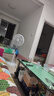 電風(fēng)扇先科電器落地扇家用大風(fēng)力電扇xldnke制冷16寸遙控立式搖頭風(fēng)扇五葉 遙控-3米線-升級電機-輕底 曬單實拍圖