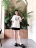 鉑吶苓洞洞鞋女款夏季花朵外穿厚底增高防臭防滑EVA沙灘包頭半拖鞋涼拖 洞洞鞋黑【花朵】 38 -39 曬單實(shí)拍圖