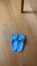 足間舞涼拖鞋男女春夏季情侶拖鞋 家居室內浴室防滑居家輕便一字型迷彩韓版時(shí)尚外穿拖鞋1912 天藍色 36 曬單實(shí)拍圖