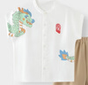 巴厘小豬【斷碼清倉】兒童家居服夏季薄款女童衣服女童短袖套裝男童睡衣 淺豆綠 120 曬單實(shí)拍圖