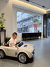 萌嘟嘟兒童電動(dòng)車復(fù)古奔馳車型寶寶遙控玩具車充電動(dòng)汽車可坐人生日禮物 復(fù)古白+12V7+皮座+禮包+軟輪 曬單實(shí)拍圖