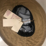 無印良品（MUJI）使用不易沾水帶不易沾水圓帽漁夫帽 帽子 遮陽帽 帶掛繩 DBA21A2S 米色 55-57cm 曬單實拍圖