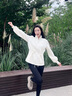 MACKAGE女士 FINOLA雙面針織收腰休閑經(jīng)典顯瘦外套上衣 奶油白 XS 曬單實(shí)拍圖