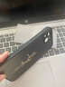 蒼梵蘋果13手機(jī)殼iPhone13新款鏡頭全包保護(hù)套Apple磨砂硅膠軟邊防指紋防摔外殼簡(jiǎn)約高級(jí)感時(shí)尚男女士 石墨黑【諸事皆順】膚感磨砂 蘋果13 曬單實(shí)拍圖