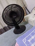 美的（Midea）臺式電風(fēng)扇七葉柔風(fēng)輕音臥室宿舍廣角遠(yuǎn)距交流定頻臺扇辦公室桌面節(jié)能省電搖頭小型電扇 FGAU30D 曬單實(shí)拍圖