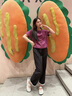 衣品天成松緊腰休閑褲子女2025夏季時尚百搭顯瘦小個子寬松舒適哈倫褲女 曬單實拍圖