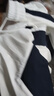 羅蒙（ROMON）2025夏季新款男士休閑短褲男寬松直筒運動速干沙灘褲拼色五分褲男 白色 XL 建議體重140-155斤 曬單實拍圖