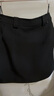 美洋（MEIYANG）miu系半裙 樂(lè )麗絲減齡簡(jiǎn)約半身A字短裙 黑色 M 曬單實(shí)拍圖
