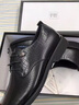海瀾之家父親節禮物男鞋春季皮鞋男2026新款男士休閑皮鞋透氣鏤空鞋子男 黑色 42 曬單實(shí)拍圖