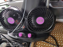 湖鑫車(chē)載風(fēng)扇24V大貨車(chē)點(diǎn)煙器強力12V大功率充電雙頭汽車(chē)用電風(fēng)扇 特大（3134U）通用智能靜音颶風(fēng) 曬單實(shí)拍圖