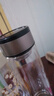 【?京東物流配送】高硼硅雙層玻璃杯大容量泡茶杯水杯子茶水分離 【雙層加厚】茶杯 350ml 1只 曬單實拍圖